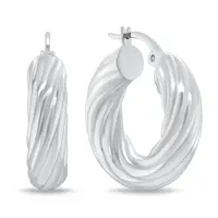 Brilio Silver Módní stříbrné kruhy EA1150W