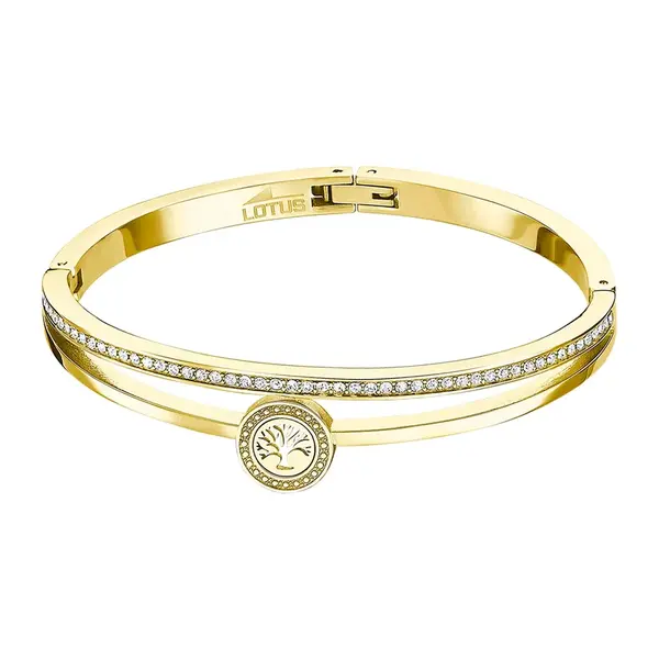 Lotus Style Pevný pozlacený náramek Strom života Woman Basic LS2121-2/3