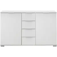 Carryhome KOMODA, bílá, 130/83/41 cm