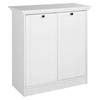 Carryhome KOMODA, bílá, 80/90/35 cm