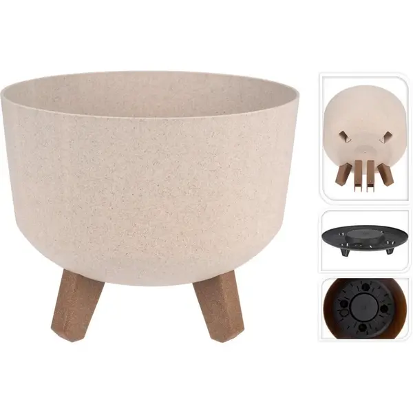 KVĚTINÁČ NA KVĚTINY textil, 14/24/24 cm