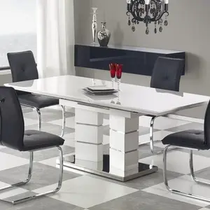 HALMAR Rozkládací stůl Lord bílý