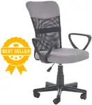 HALMAR Dětská židle TIMMY šedá, pro věk 7–13 let