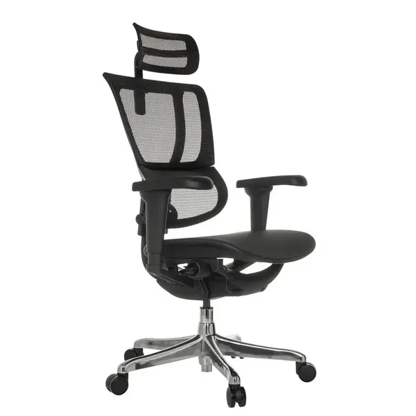 MID.YOU OTOČNÁ ŽIDLE, síť, černá