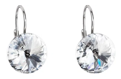 Evolution Group - Pavona Stříbrné náušnice s krystaly Swarovski 31106.1