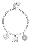 S'Agapõ Hravý ocelový náramek pro štěstí Happy SHAR12