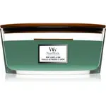 Woodwick Mint Leaves & Oak vonná svíčka s dřevěným knotem (hearthwick) 453,6 g