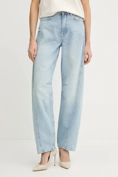 Džíny BOSS Orange C_BALOON HR dámské, high waist, 50541606