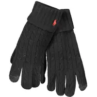 Černé rukavice Ralph Lauren