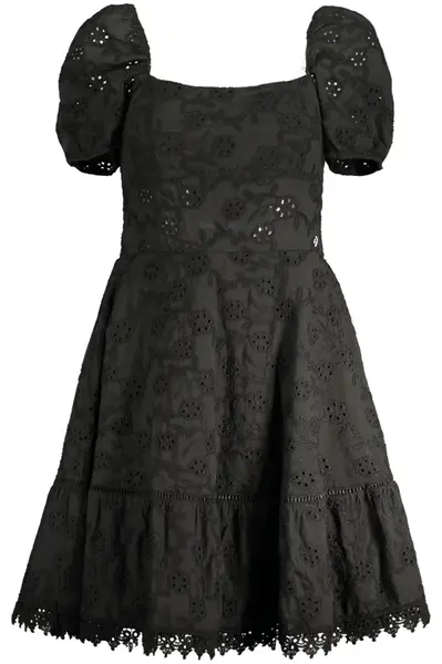 Krátké krajkové šaty Guess Jeans