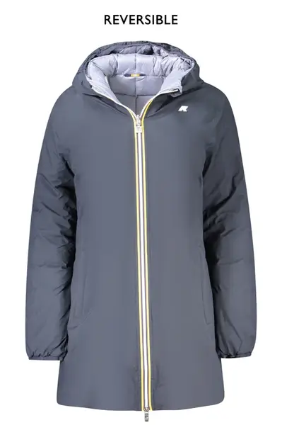 Dámská modrá oboustranná bunda K-WAY