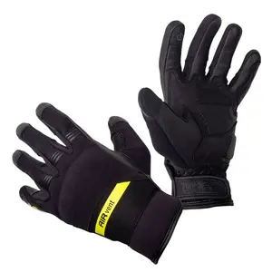 Moto rukavice W-TEC Binetto CE černá-fluo M