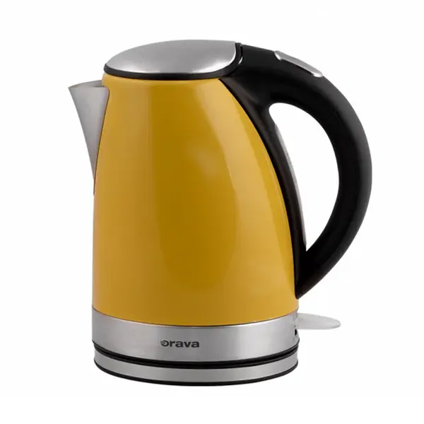 Orava Nerezová varná konvice 1,7 l, žlutá