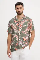 Košile Tommy Hilfiger pánská, zelená barva, regular, MW0MW39449