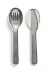 Sada příborů v pouzdře Lekue 17 cm 3-pack béžová barva