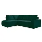 MID.YOU ROHOVÁ SEDAČKA, textil, tmavě zelená