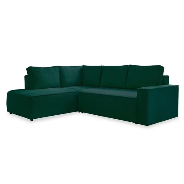 MID.YOU ROHOVÁ SEDAČKA, textil, tmavě zelená