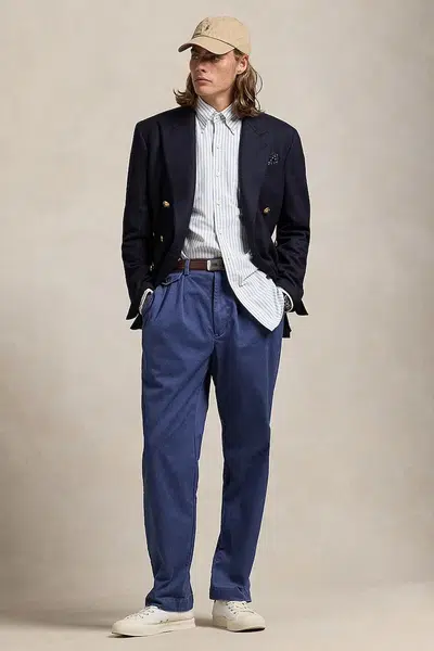 Bavlněné kalhoty Polo Ralph Lauren béžová barva, ve střihu chinos, 710850209