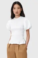 Halenka AllSaints DAEL dámská, bílá barva, W013JD