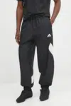 Tepláky adidas M STA SEAS pánské, černá barva, JN1830