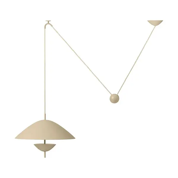 Závěsná lampa ferm LIVING Lod béžová barva