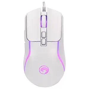 Myš drátová, Marvo CAPO 20, bílá, optika, 8000DPI