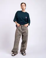 Carhartt WIP W' Brandon Pant Blue/Leather garment dyed M