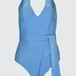 Trendyol Saks Halter Collar Tingling Detailed Swimsuit