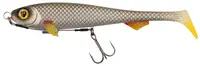Fox rage gumová nástraha super slick shad loaded uv silver ghost - 18 cm