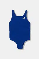 Jednodílné dětské plavky adidas Performance modrá barva, JM8222