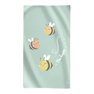 Saro Baby mikrovláknová osuška 90x160cm Bee Happy