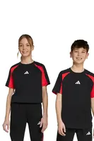 Dětské bavlněné tričko adidas černá barva, JM1629