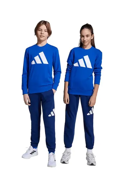Dětská tepláková souprava adidas modrá barva, JV9923