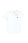 Bavlněné dětské tričko Polo Ralph Lauren bílá barva, 320832904033