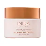 Inika Organic Výživný antioxidační noční krém s Aloe a Resveratrolem 50 ml