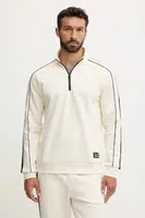 Mikina EA7 Emporio Armani pánská, béžová barva, s aplikací, AF10377-7M000971
