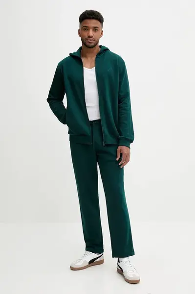 Tepláková souprava adidas pánská, zelená barva, JL8600