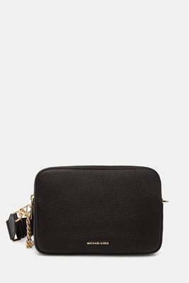 Kožená kabelka MICHAEL Michael Kors černá barva, 32S5GYTC5L