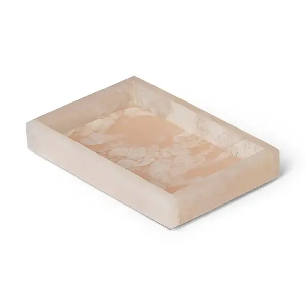 Ozdobný tác ferm LIVING Mist Tray 10 x 15 cm růžová barva