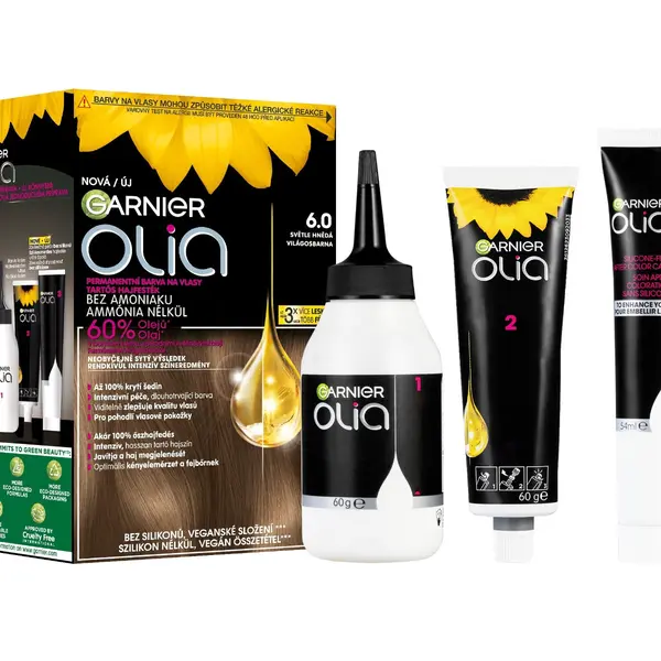 Garnier Olia 6.0 Světle hnědá permanentní barva na vlasy