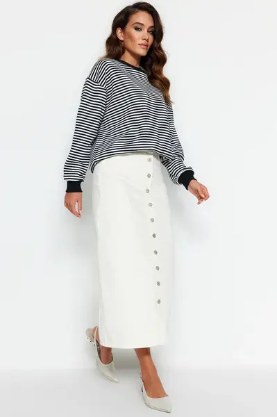 Dámska sukňa Trendyol Buttoned