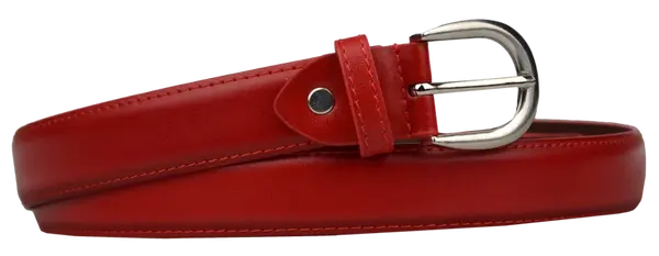 NovaKabelka.sk Cintura Sottile (2,9 cm) Farba opasku: červená