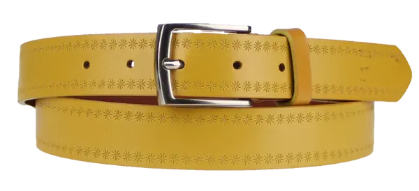 NovaKabelka.sk Cintura Stelle (2,9 cm) Farba opasku: žltá