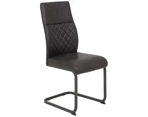 Jedálenská stolička Samira, antracitová vintage látka%