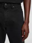 Čierne pánske rifle GAP slim straight