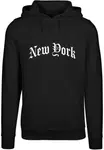 Men's hoodie New York Wording black
