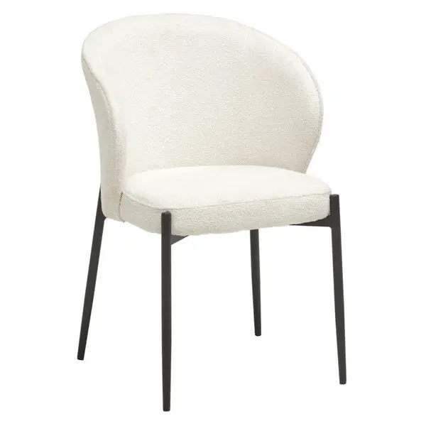 Livetastic ŽIDLE S PODRUČKAMI, železo, buklé, bílá