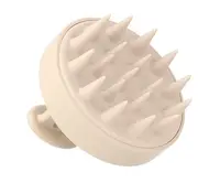 Masážna exfoliačná kefa na pokožku hlavy Eurostil Professional - béžová (07954) + darček zadarmo