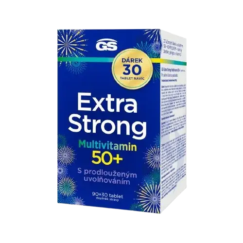 GS Extra Strong Multivitamín 50+, 120 tablet
