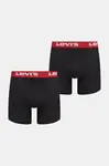 Boxerky Levi's 2-pack pánské, černá barva, 37149-1196